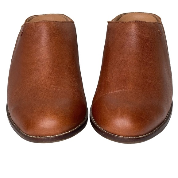 Vionic Clogs Mules Womens 8.5 Joy Nellie Leather Slip On Brown Casual Comfort - Picture 5 of 9